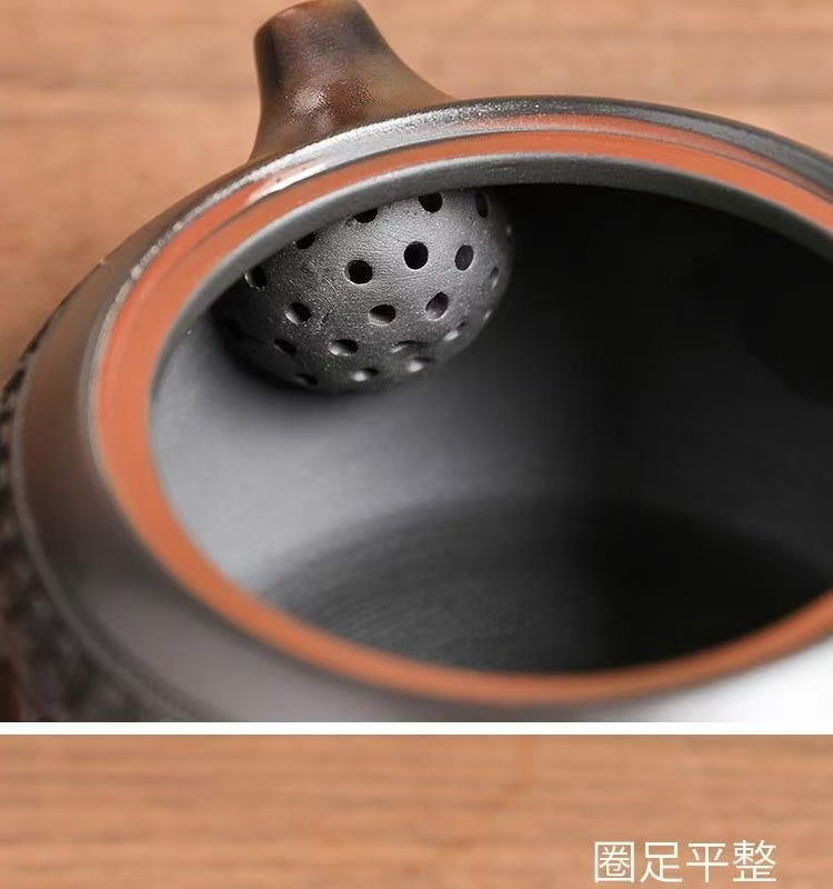 【14號】紫陶日進鬥金西施壺