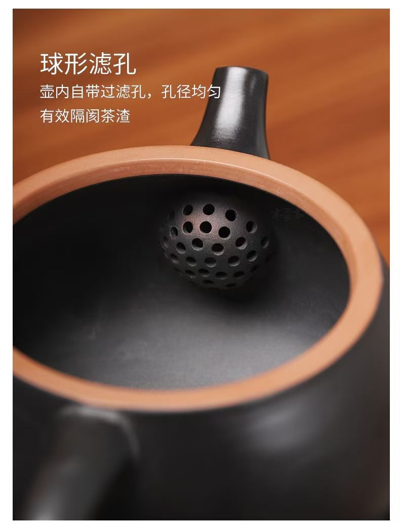 【3號 】紫陶鴻運當頭漢瓦壺大容量素面