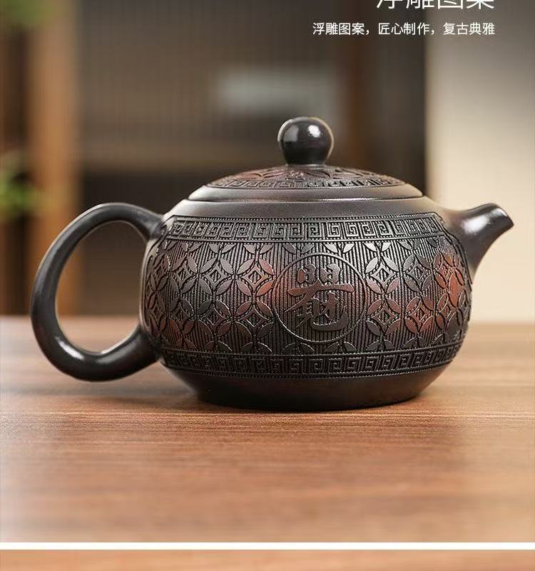 【14號】紫陶日進鬥金西施壺