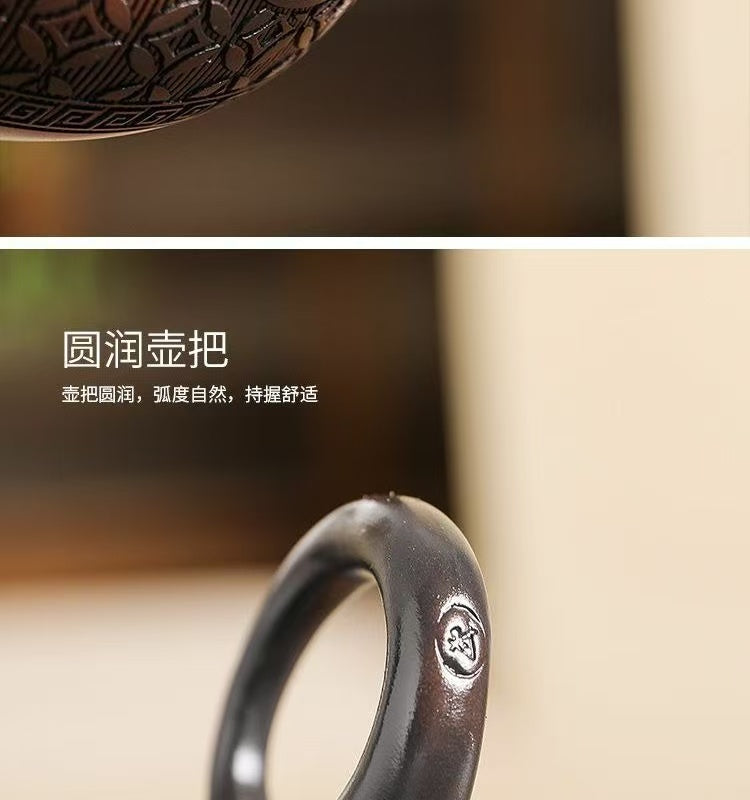 【14號】紫陶日進鬥金西施壺